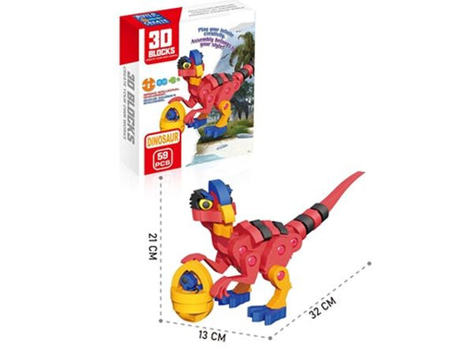 3D Dinosaur Foam Puzzle - LTT