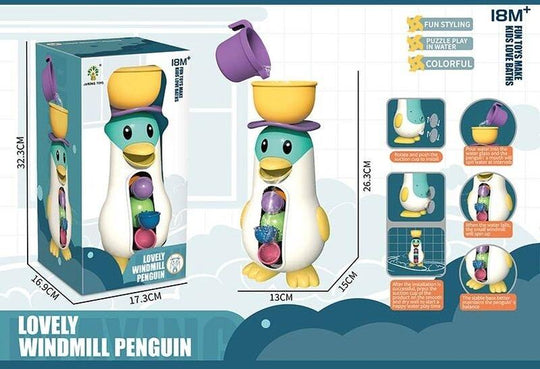 Penguin Windmill Rotating Waterplay CAB
