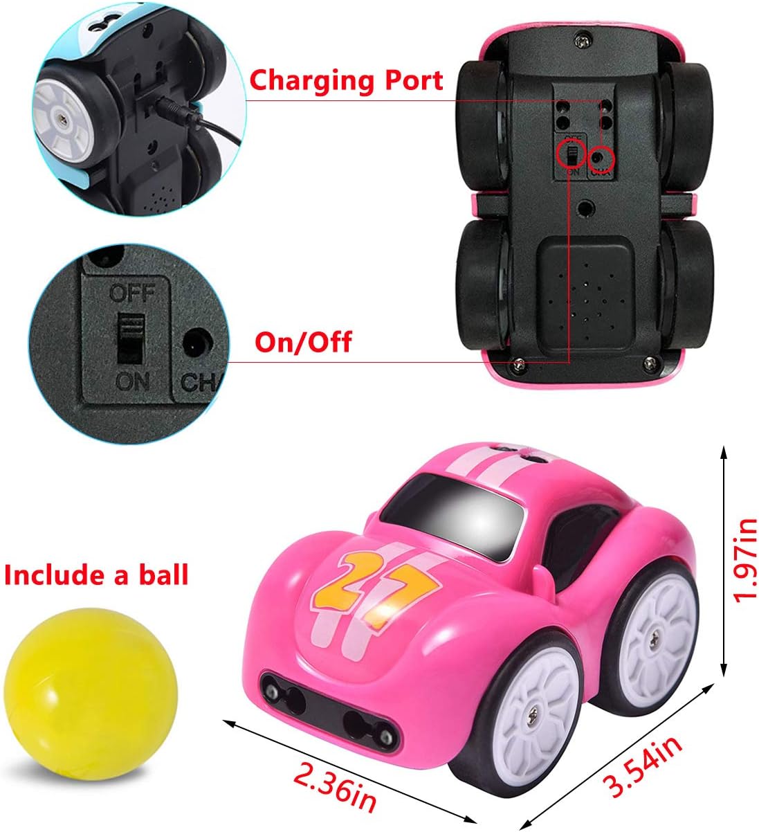 RC Mini Magic Induction car - 5 Modes