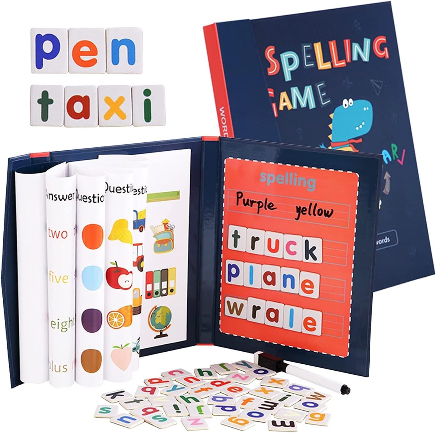 Magnetic Alphabet Spelling Learning Book