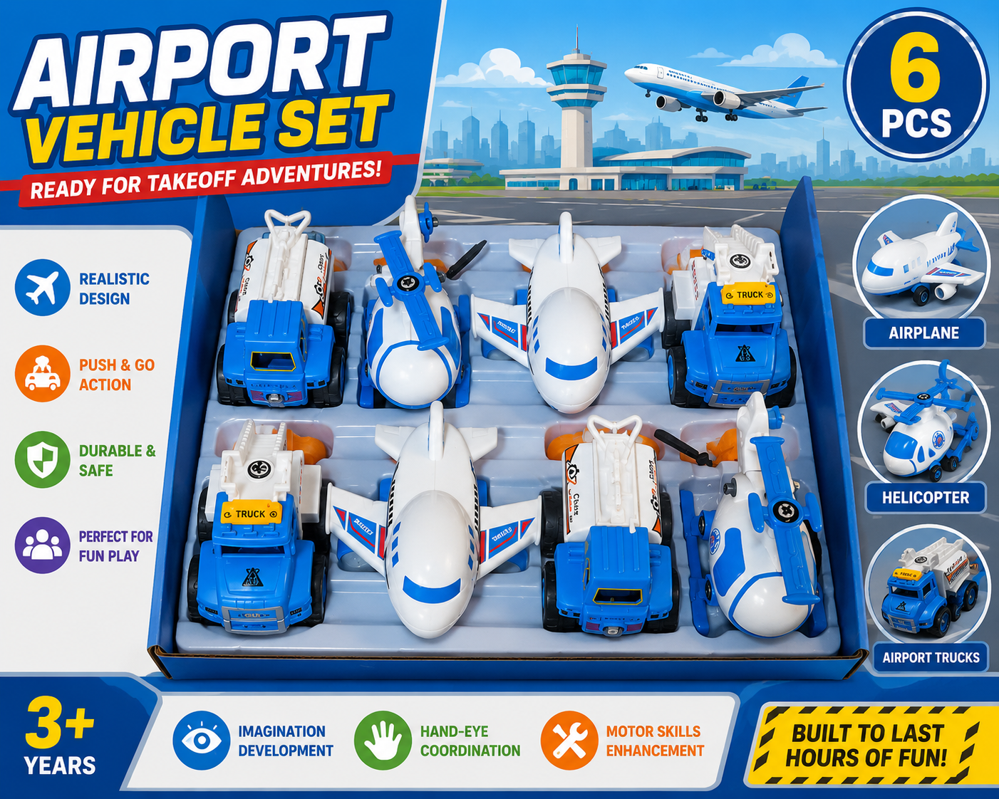 Airport Vehicle Play Set - LTT