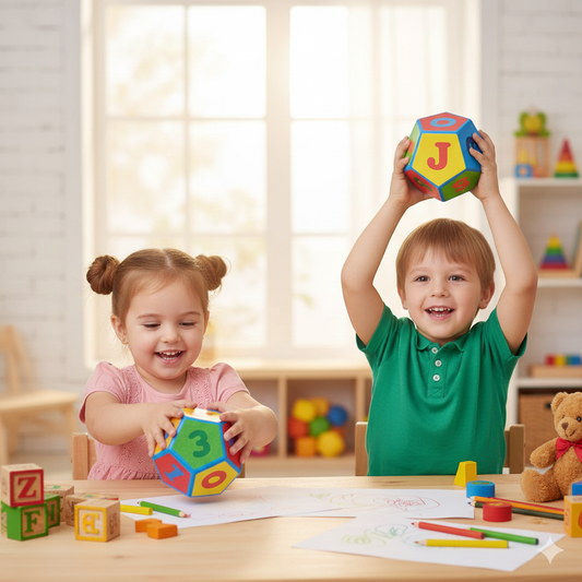 Alphanumeric Foam Dice Ball RTM