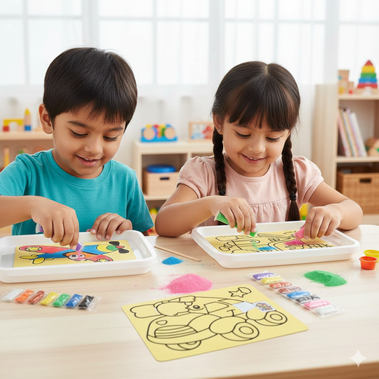 DIY Sand Art Painting Sticky Card CAB