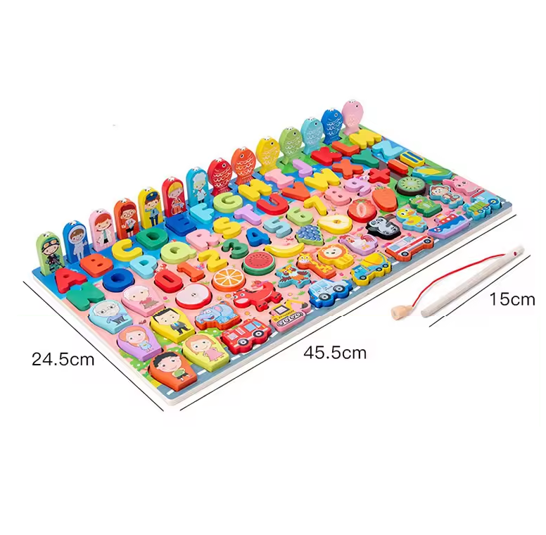 Wooden Alphabet & Number Learning Board - RMSK