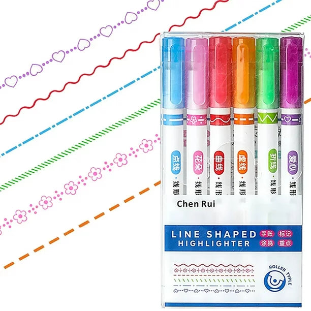 Line Shaped Highlighter Set - RHAC
