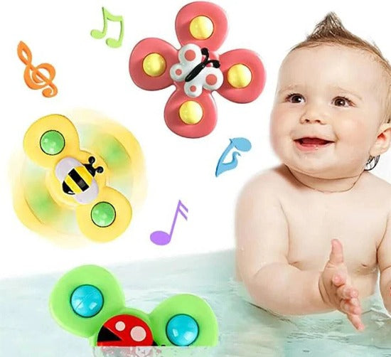 3in1 Suction Spinner Bath Toy CAB