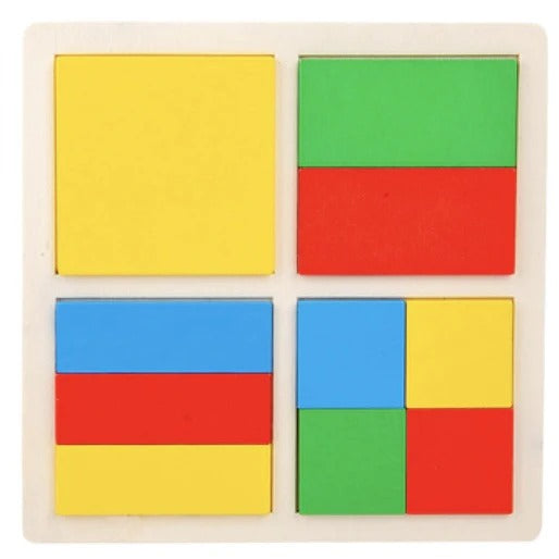 Four shape jigsaw puzzle LAS