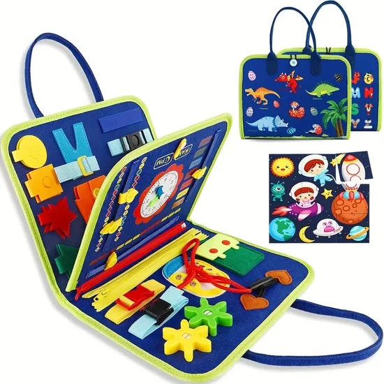 Busy Montessori Activity Sensory Book