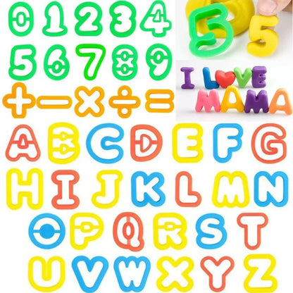 Letters & Numbers Set with Playdough - Kaby