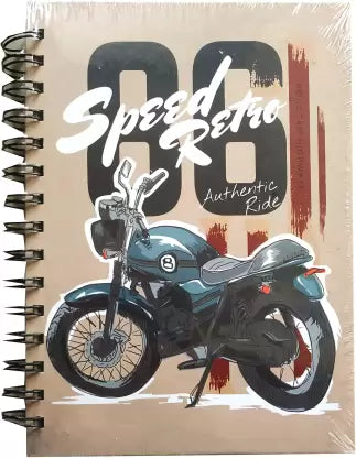 Speed Retro Hard Cover Diary - LBT