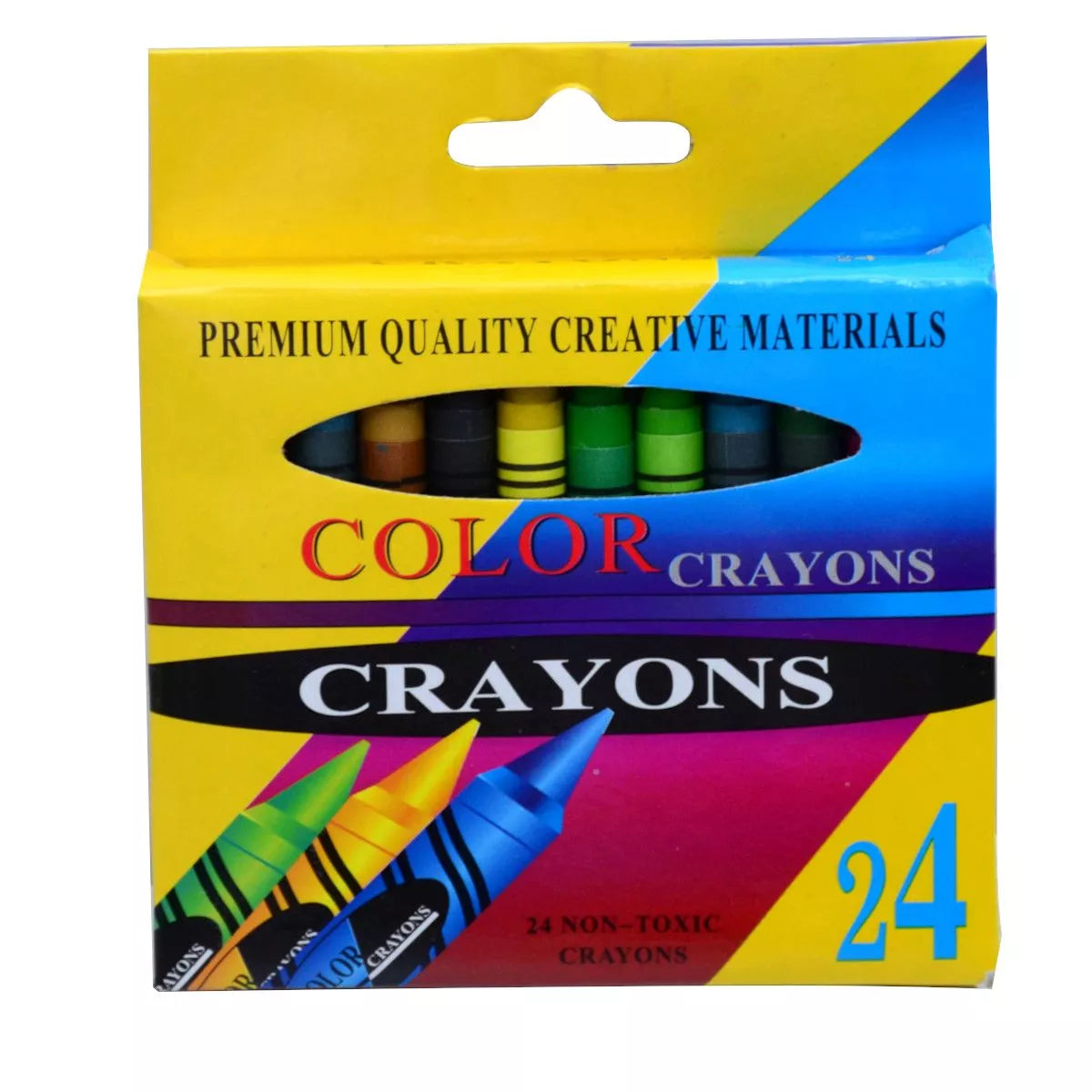 Colorful Crayons Pencils 24pcs - LAS