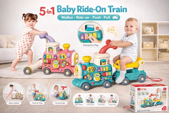 5in1 Multi Functional Fun Activities Walker Train