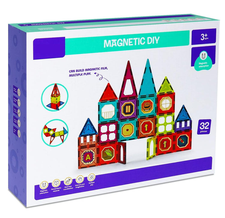 Magnetic Tiles Construction 32 pcs KABY