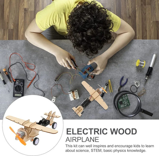 DIY wood Aeroplane LRY-KX-504