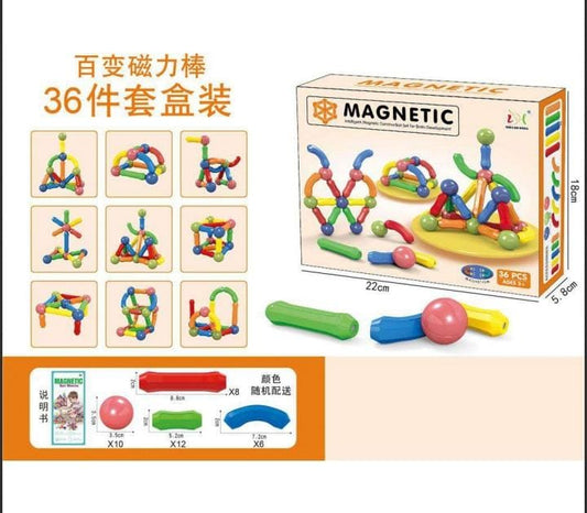 36 pcs Magnetic Bar toy KABY