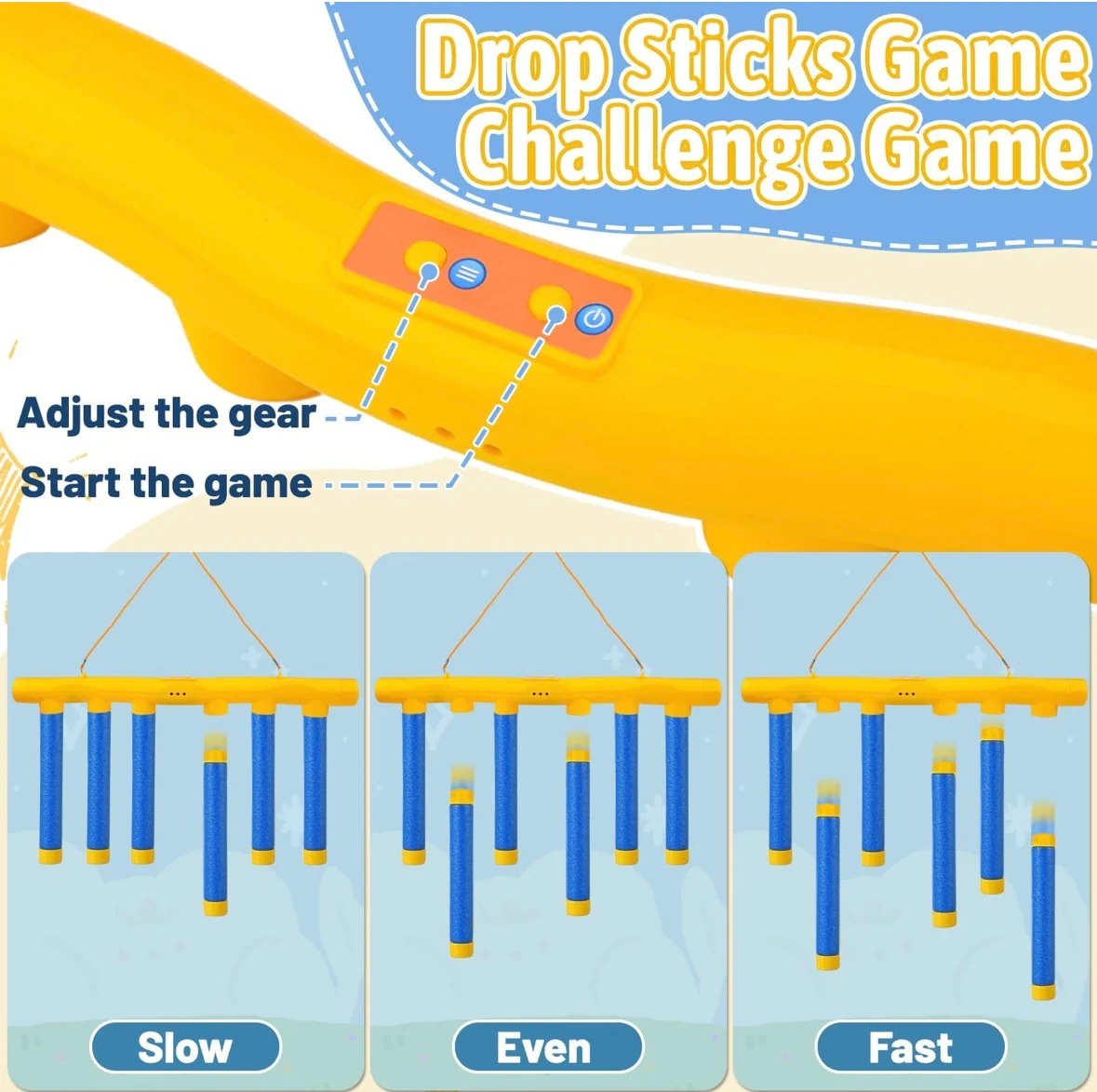 Remote Control Hand Speed Reflex Challenge Rechargeable Game - 103