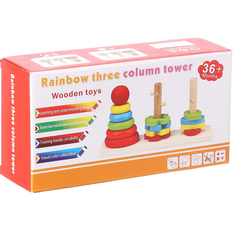 3 in 1 rainbow tower LAS