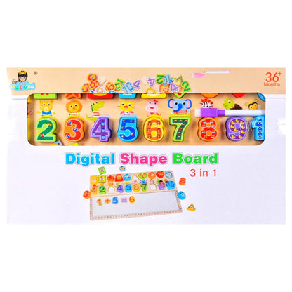 3in1 Digital Shape Learning Board