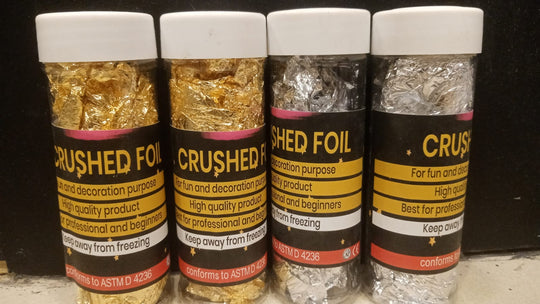 Crushed foil 2G Silver n gold RMSK