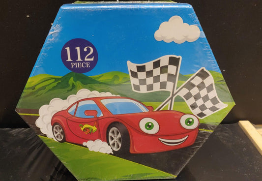 Colouring set 112 pcs car LAB-22112