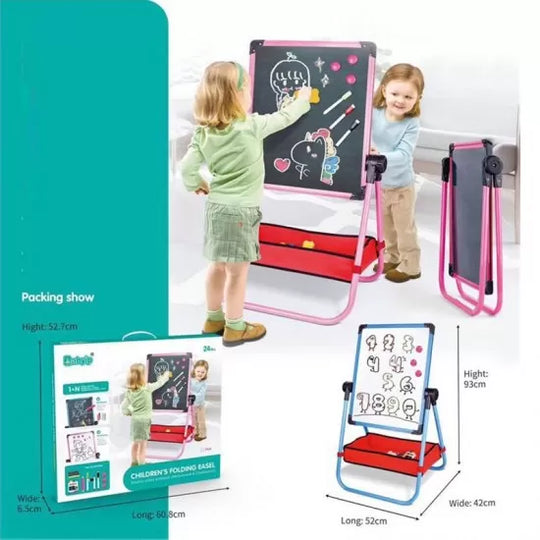 2in1 Easel Magnetic Writing Board CAB