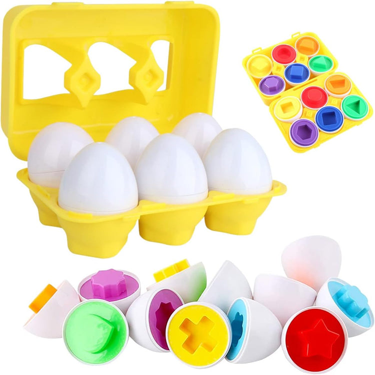 Shape Matching Eggs 6 pcs KABY