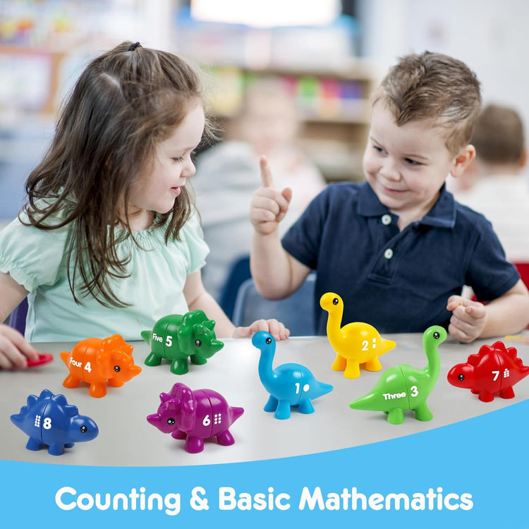 Dinosaur Number counting and Color Matching 10 pieces