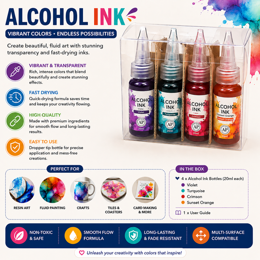 Alcohol ink 20ml 12pcs - RMSK