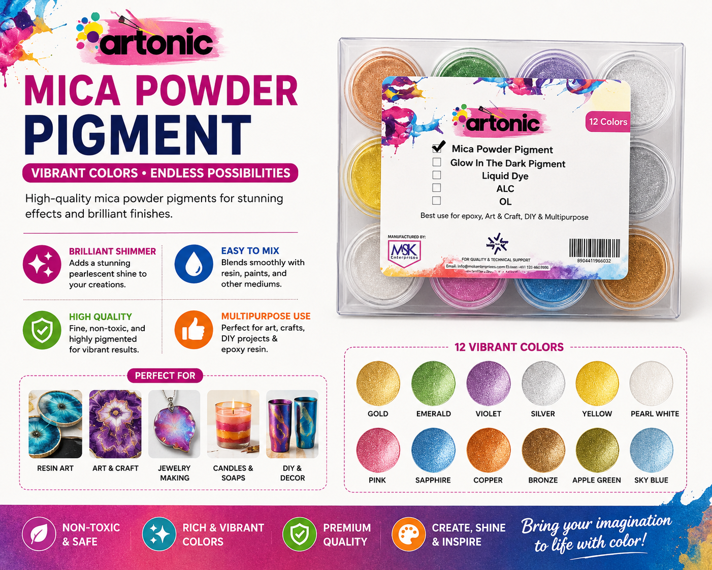 Mica Powder Pigment Set – RMSK