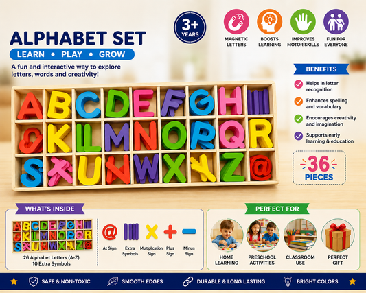 Wooden Alphabet Learning Set – RHAC