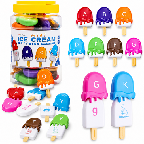 Ice Cream A to Z Alphabet Matching Play Set - 26pcs
