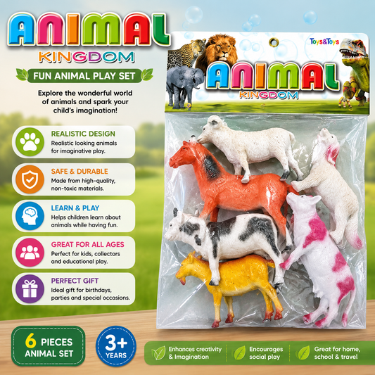 Farm Animal Figure Set 6inch - LTT