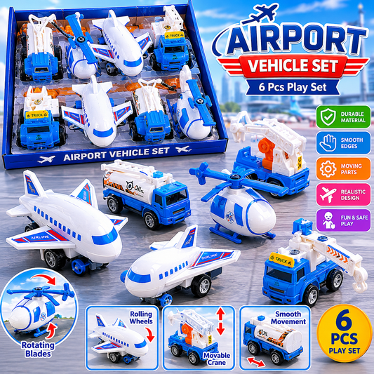 Airport Vehicle Play Set -  LTT