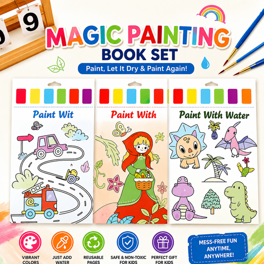 DIY Watercolor Painting Book Set