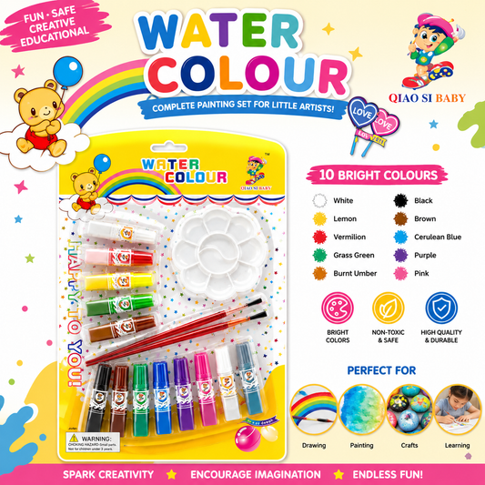 Watercolor Painting Tube Kit - 12pcs