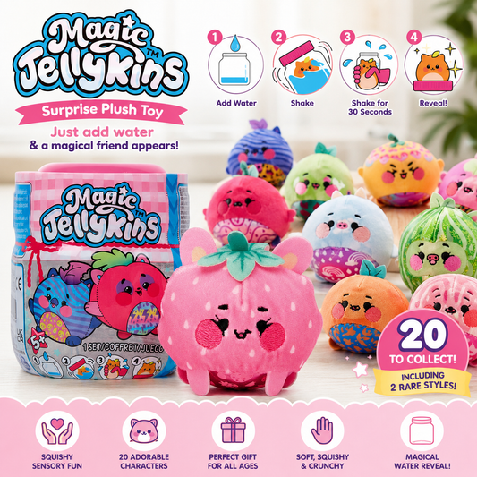 Magic Jellykins Surprise Plush Toy Jar