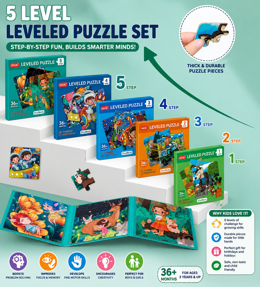 5-Level Leveled Puzzle Set – - LBT