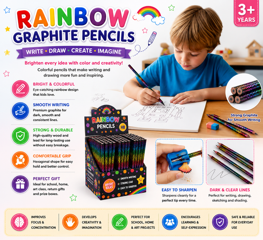 Rainbow Graphite Pencils Blackpeps - LAB