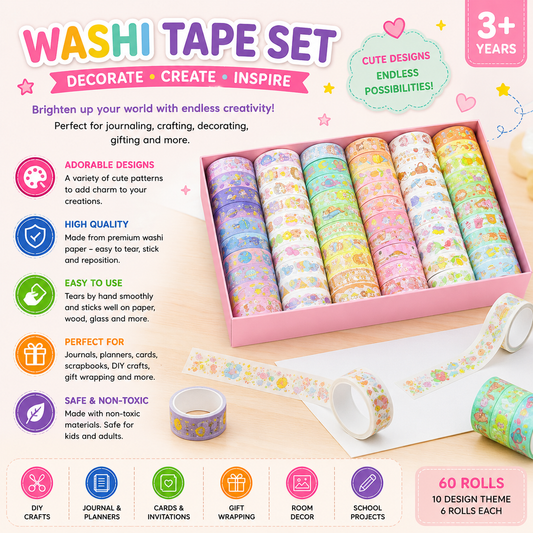 Decorative Washi Tape for Crafting - LAS