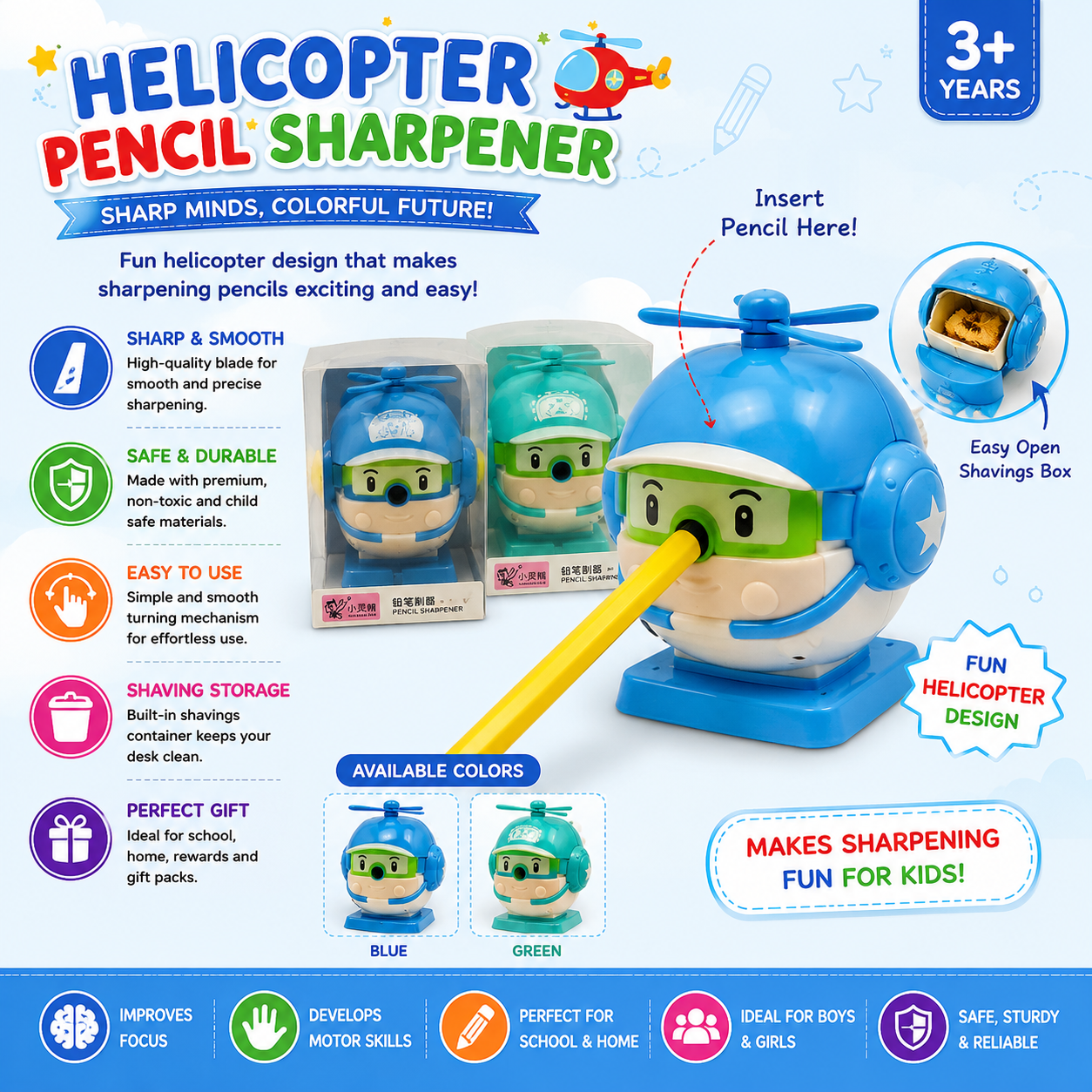 Helicopter Sharpener Machine Kit - LAB