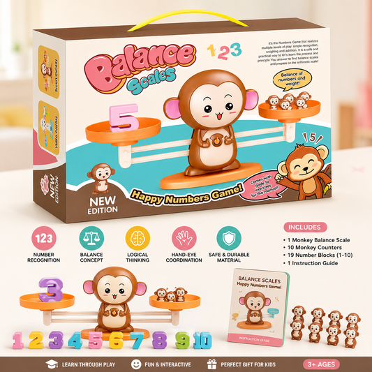 Monkey Balance Scales Educational Game - LTT