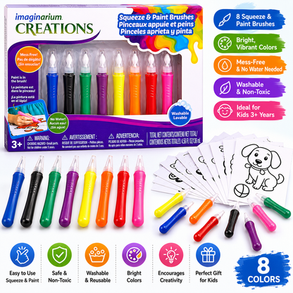 Squeeze & Paint Brushes Art Set - LTT