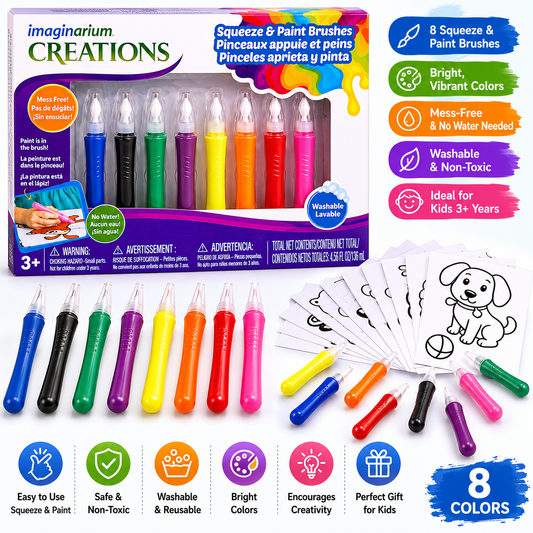 Squeeze & Paint Brushes Art Set - LTT