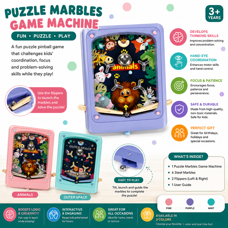 Puzzle Marbles Game Machine - LBT