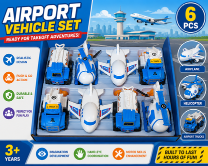 Airport Vehicle Play Set -  LTT
