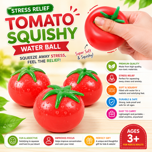 Stress Relief Tomato Squishy Water Ball