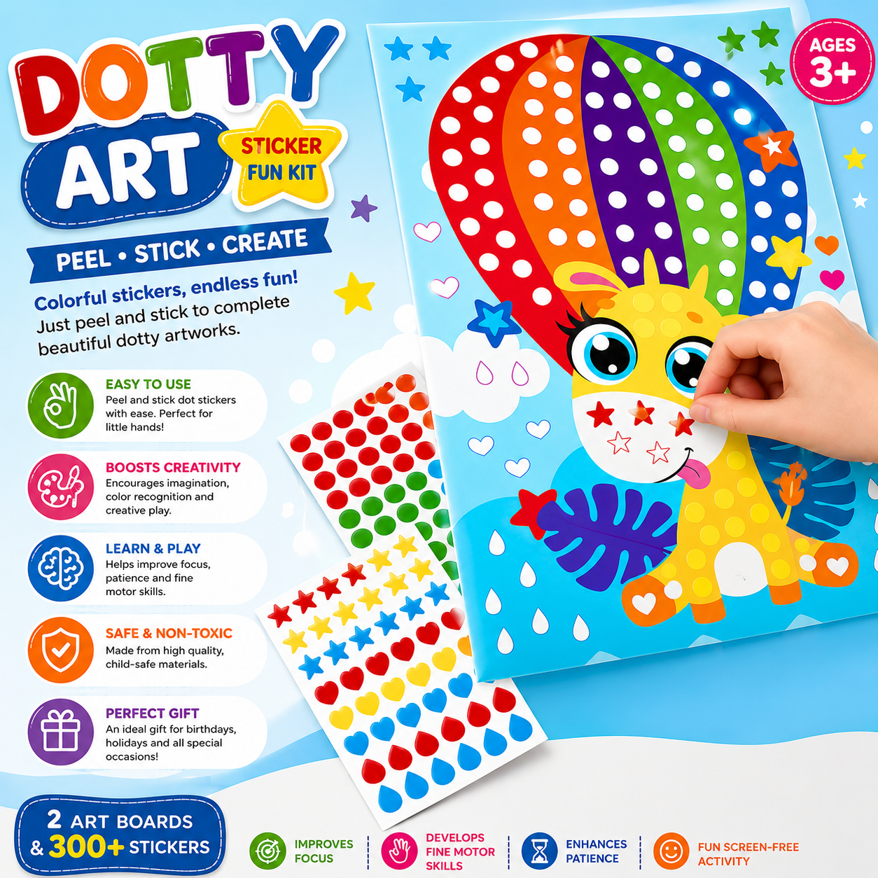 3D Creative Dotty Sparkle Mosaic Art Kit