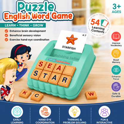 Matching Letter Word Building Game