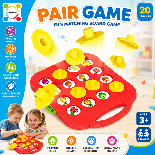 Memory Pair Matching Board Game