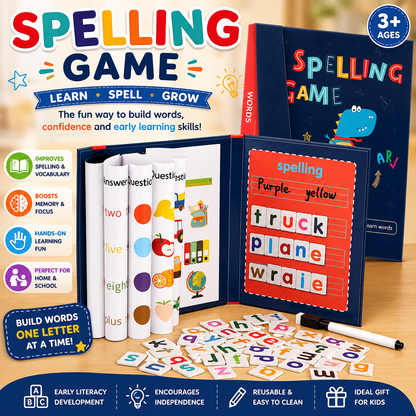 Magnetic Alphabet Spelling Learning Book
